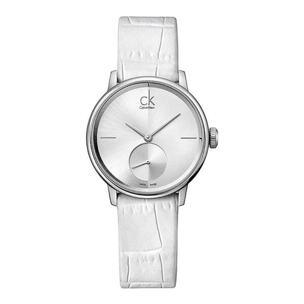 Calvin Klein elegantní bílé dámské stylové hodinky